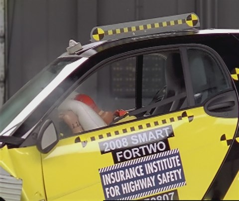 Official smart fortwo 2014 safety rating results