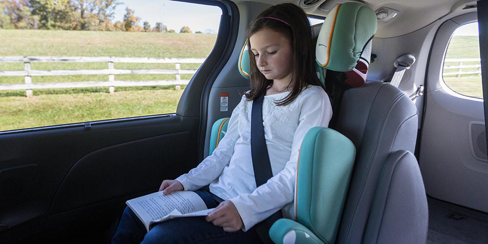 Booster seats help children fit adult seat belts, News
