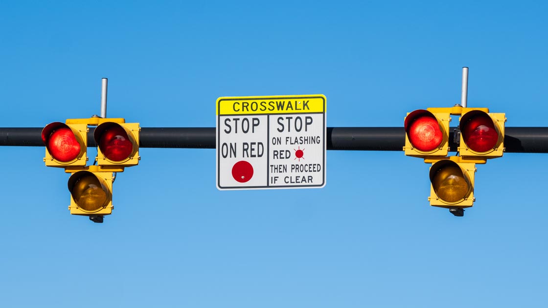 Pedestrian crossing signal