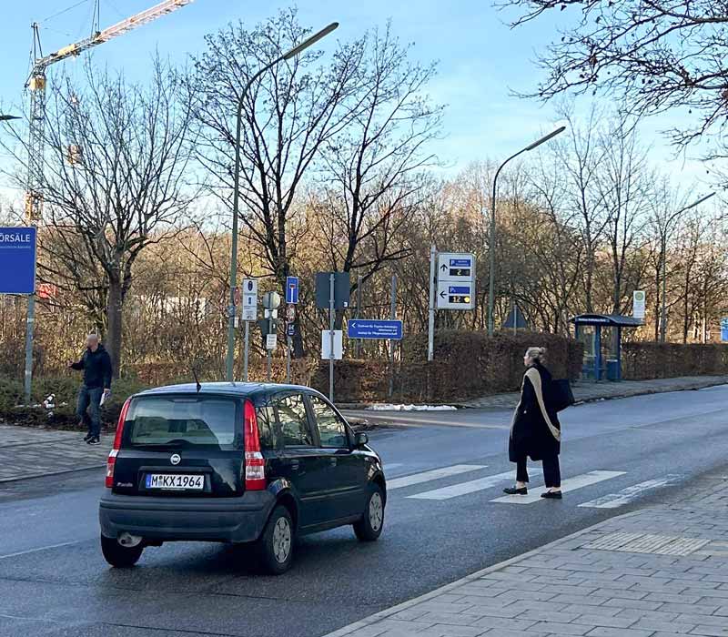 German intersection